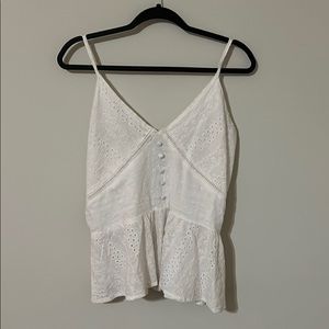 White tank top blouse